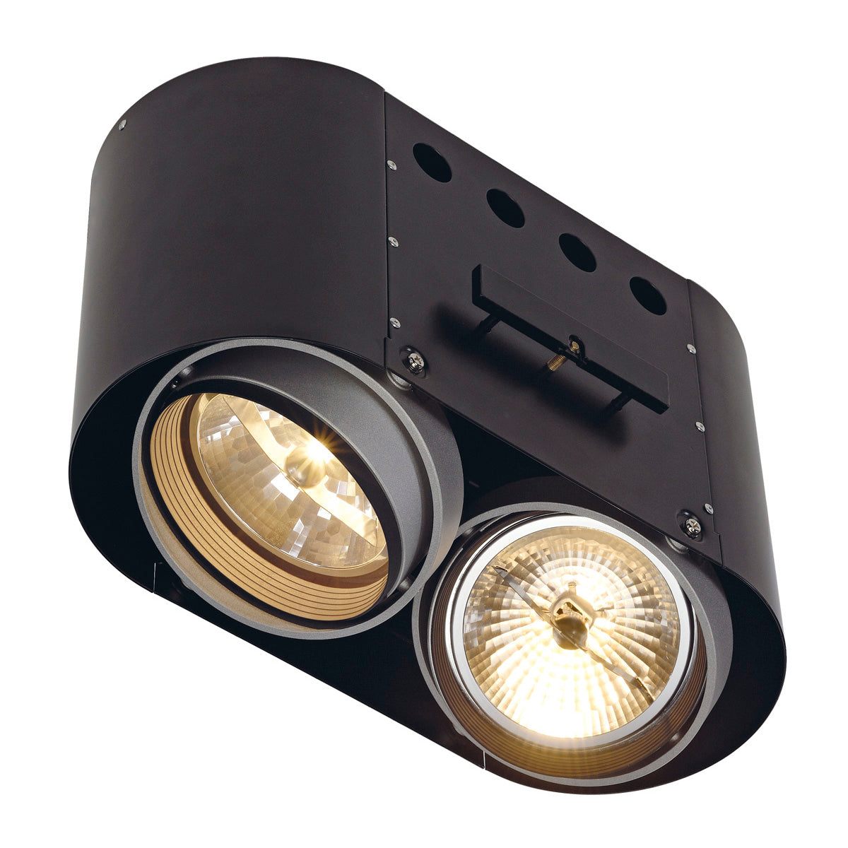 SLV AIXLIGHT PRO 2 FRAMELESS ROUND Einbaurahmen, schwarz, inkl. Einbau-Kit