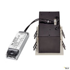 SLV KADUX LED DL Set, mattweiss, 2x9W, 38°, 3000K, inkl. Treiber