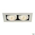 SLV KADUX LED DL Set, mattweiss, 2x9W, 38°, 3000K, inkl. Treiber
