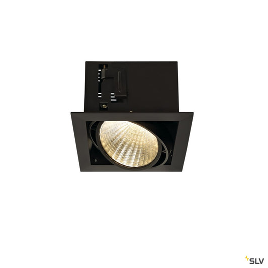 SLV KADUX LED DL Set, mattschwarz, 24W, 30°, 3000K, inkl. Treiber