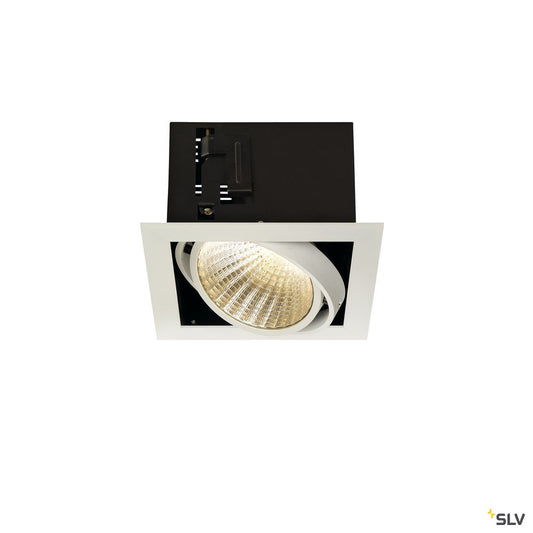 SLV KADUX LED DL Set, mattweiss, 24W, 30°, 3000K, inkl. Treiber