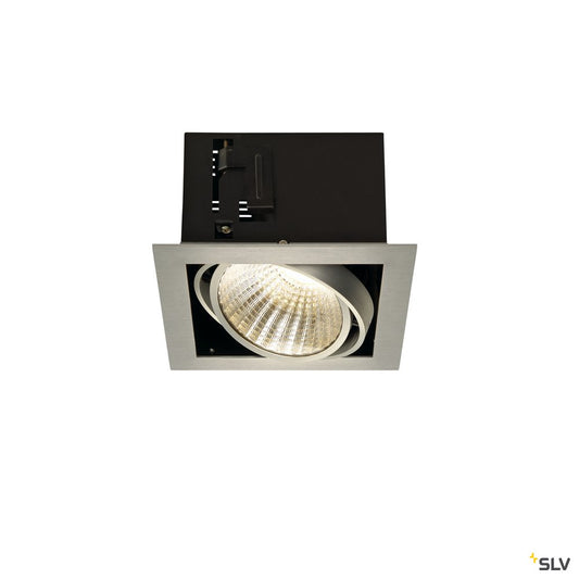 SLV KADUX LED DL Set, alu-brushed, 24W, 30°, 3000K, inkl. Treiber