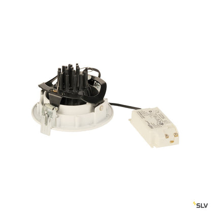 SLV SUPROS 78 DL Deckeneinbau- leuchte rund, weiss, 3000K, 60° Linse