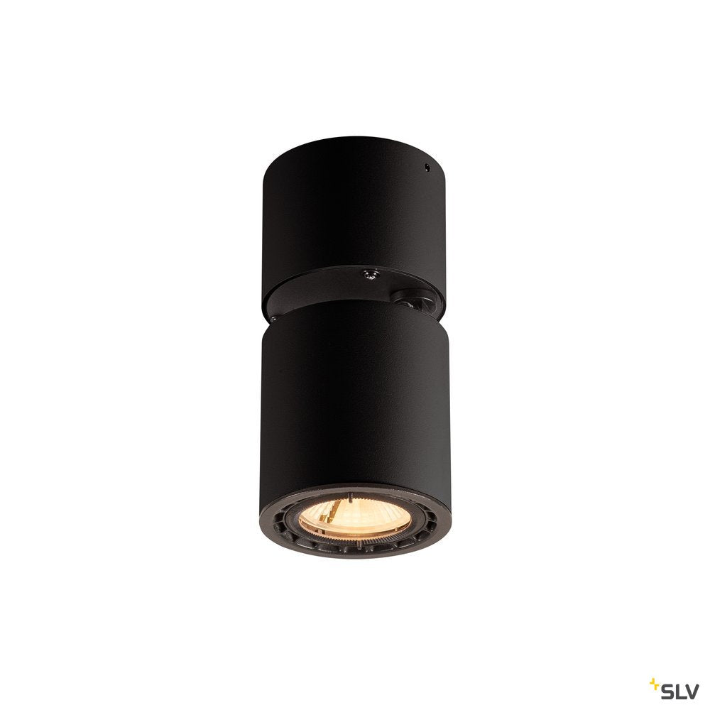 SLV SUPROS 78, Deckenleuchte, LED, 3000K, rund, schwarz, 60° Linse