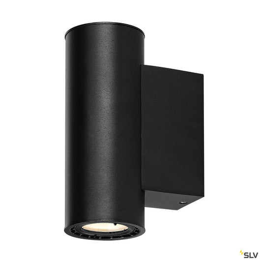 SLV SUPROS 78 WALL Up/Down, rund, schwarz, 3000K, 60° Linse