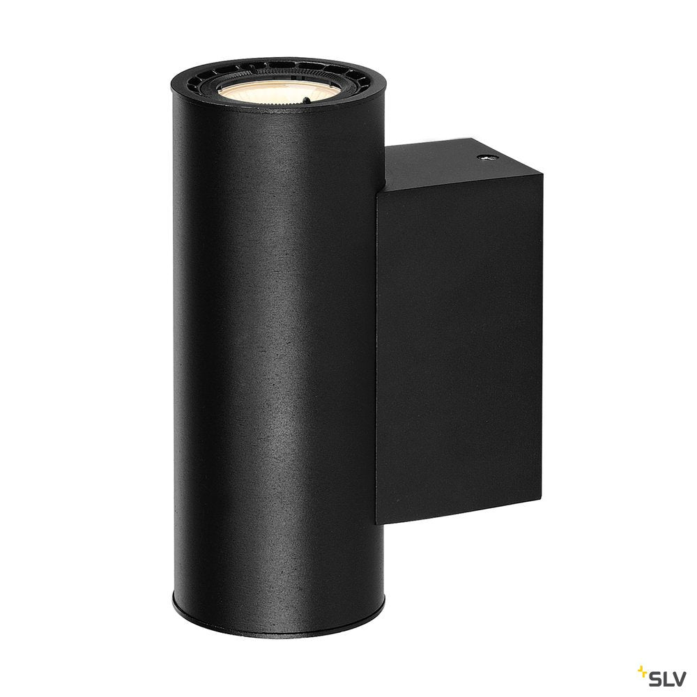 SLV SUPROS 78 WALL Up/Down, rund, schwarz, 3000K, 60° Linse
