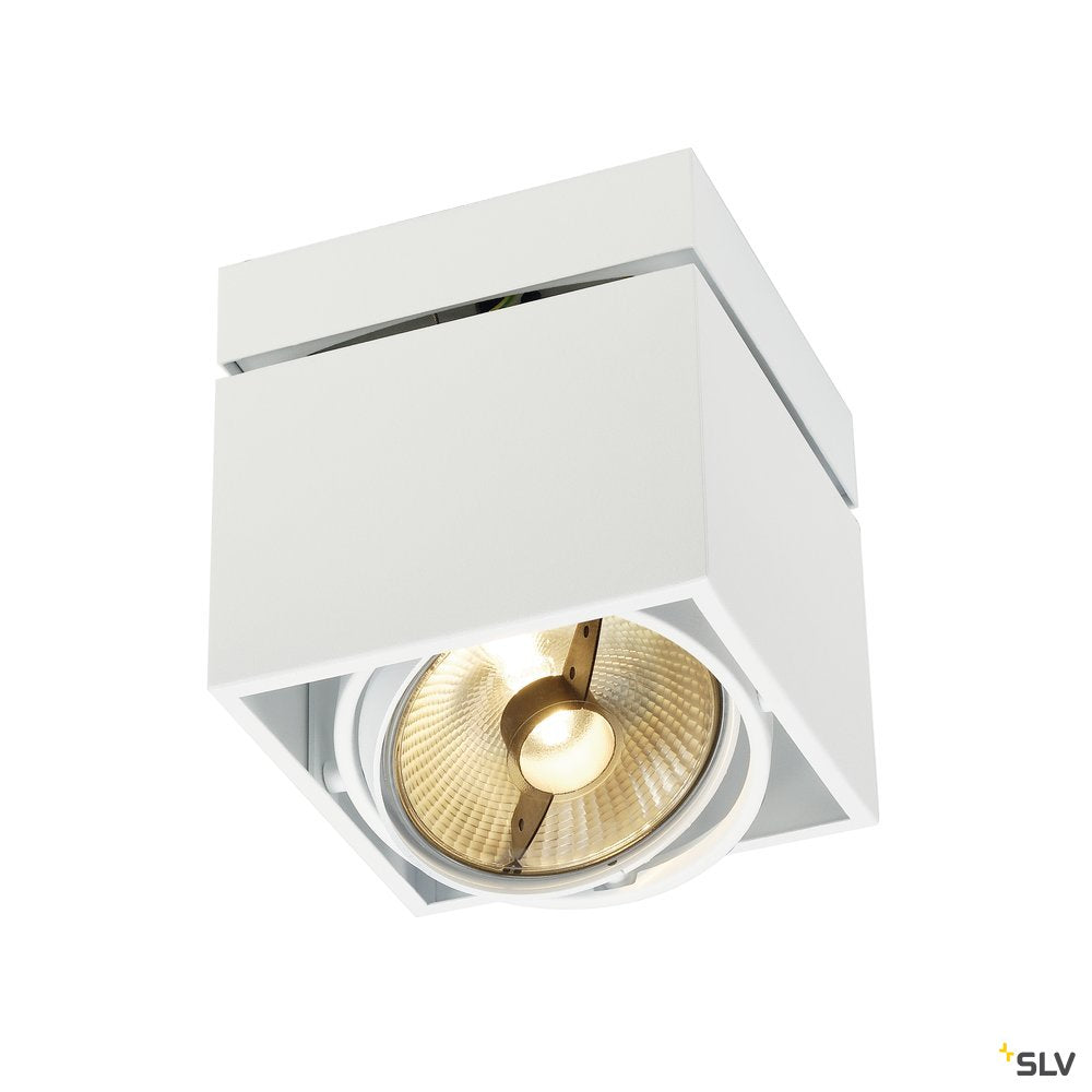 SLV KARDAMOD SURFACE SQUARE ES111 SINGLE Deckenleuchte, eckig, weiss, GU10, max. 75W
