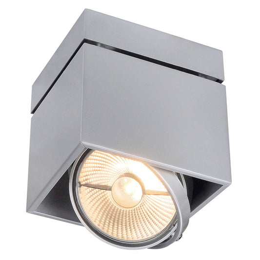 SLV Deckenleuchte KARDAMOD SURFACE ES111 eckig gr GU10 75W