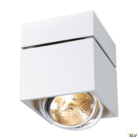 SLV KARDAMOD SURFACE SQUARE QRB SINGLE Deckenleuchte, eckig, weiss, max. 50W