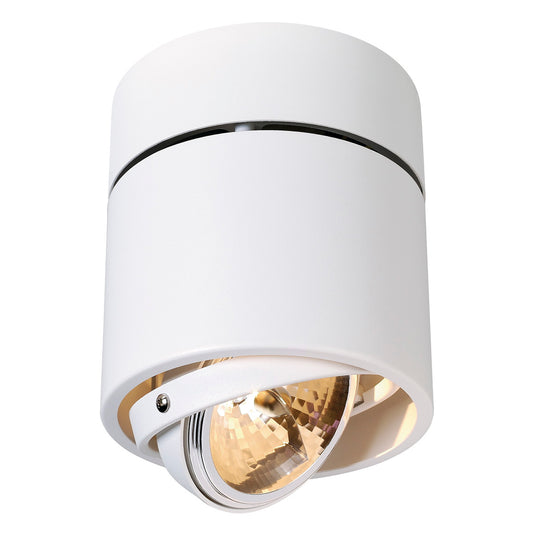 SLV KARDAMOD SURFACE ROUND QRB SINGLE Deckenleuchte, rund, weiss, max. 50W