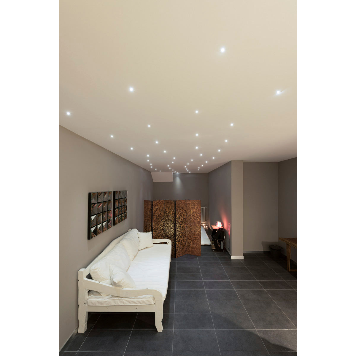 SLV LED Lightpoint Einbauleuchte, rund, mattweiss, 1W LED, 3000K