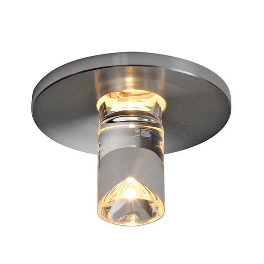 SLV LED Lightpoint Einbauleuchte, rund, alu gebürstet, 1W LED, 3000K