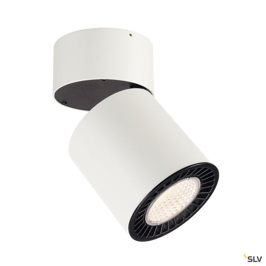 SLV SUPROS CL Deckenleuchte, rund, weiß, 4000lm, 3000K, SLM LED, 60° Reflektor