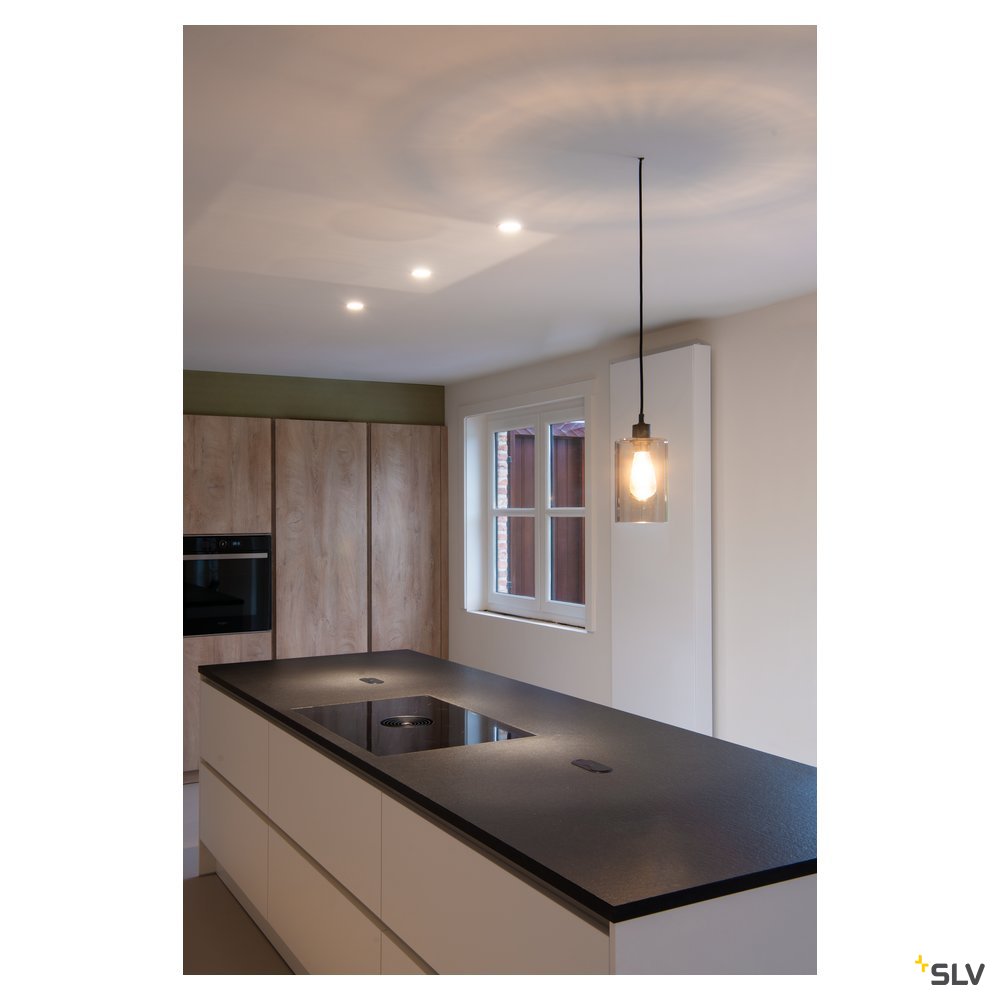 SLV HORN MAGNA LED Outdoor Deckeneinbauleuchte weiß 3000K 25°
