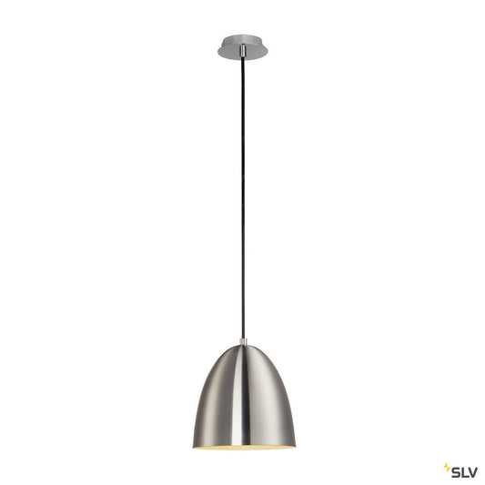 SLV PARA CONE 20 Pendelleuchte, rund, alu-gebürstet, E27, max. 60W