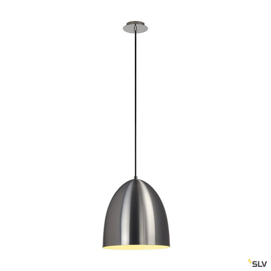 SLV PARA CONE 30 Pendelleuchte, rund, alu-gebürstet, E27, max. 60W