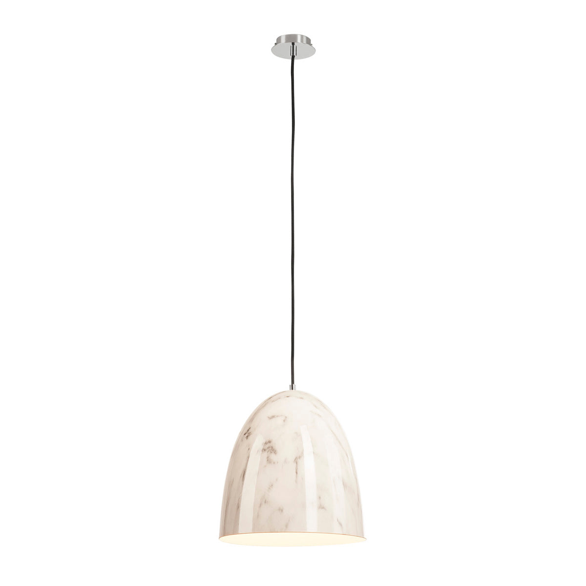 SLV PARA CONE 30 Pendelleuchte, rund, Marmor, E27, max. 60W