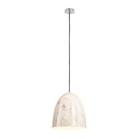 SLV PARA CONE 30 Pendelleuchte, rund, Marmor, E27, max. 60W