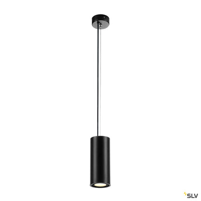SLV SUPROS 78 Pendelleuchte, rund, schwarz, 3000K, 60° Linse