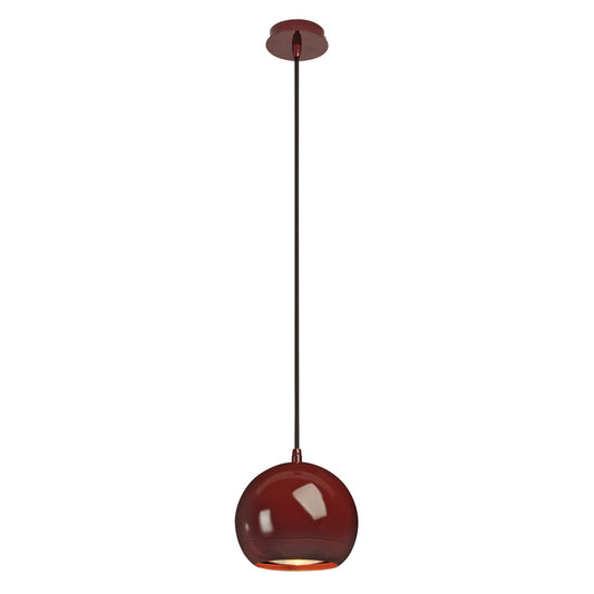 SLV LIGHT EYE Pendelleuchte, weinrot, GU10, max. 75W