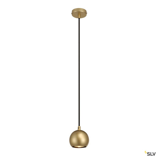 SLV LIGHT EYE BALL GU10 Pendel- leuchte, messing, max. 5W