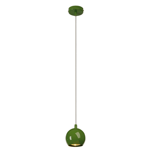 SLV LIGHT EYE BALL GU10 Pendel- leuchte, farngrün, max. 5W
