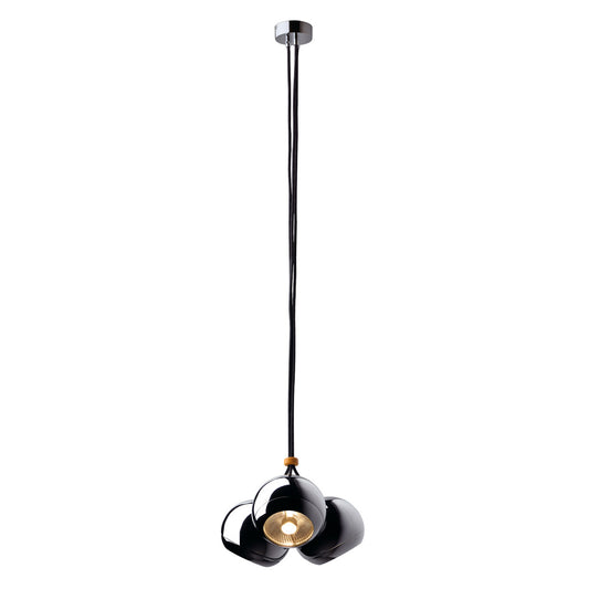 SLV LIGHT EYE X3 Pendelleuchte,chrom, 3xGU10, max. 3x75W