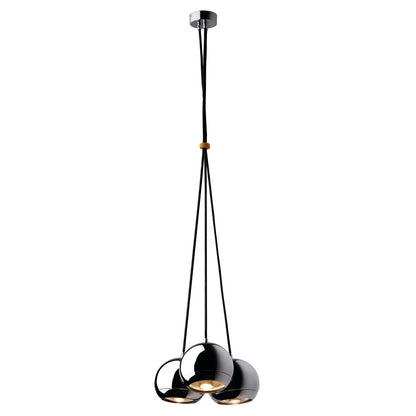 SLV LIGHT EYE X3 Pendelleuchte,chrom, 3xGU10, max. 3x75W