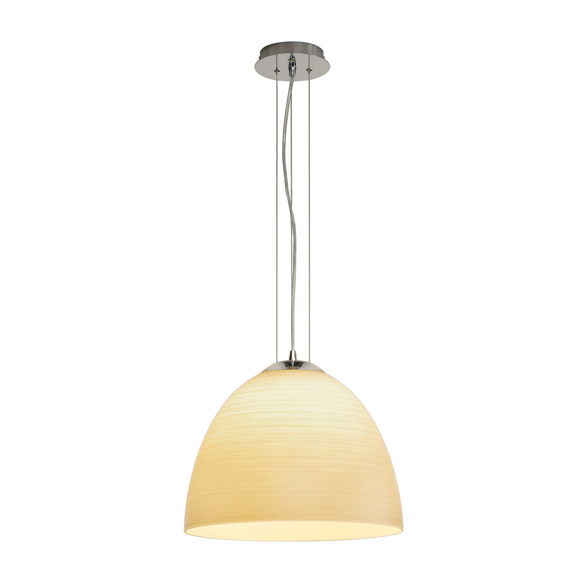 SLV ORION CONE Pendelleuchte, beige, E27, max. 60W, Glas