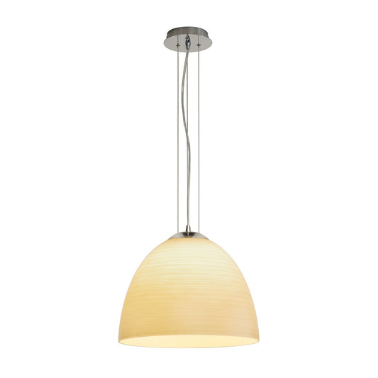 SLV ORION CONE Pendelleuchte, beige, E27, max. 60W, Glas