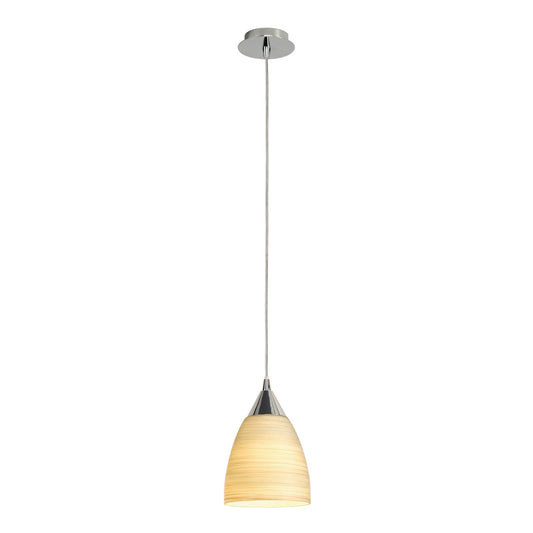 SLV ORION S Pendelleuchte, beige, E14, max. 40W, Glas
