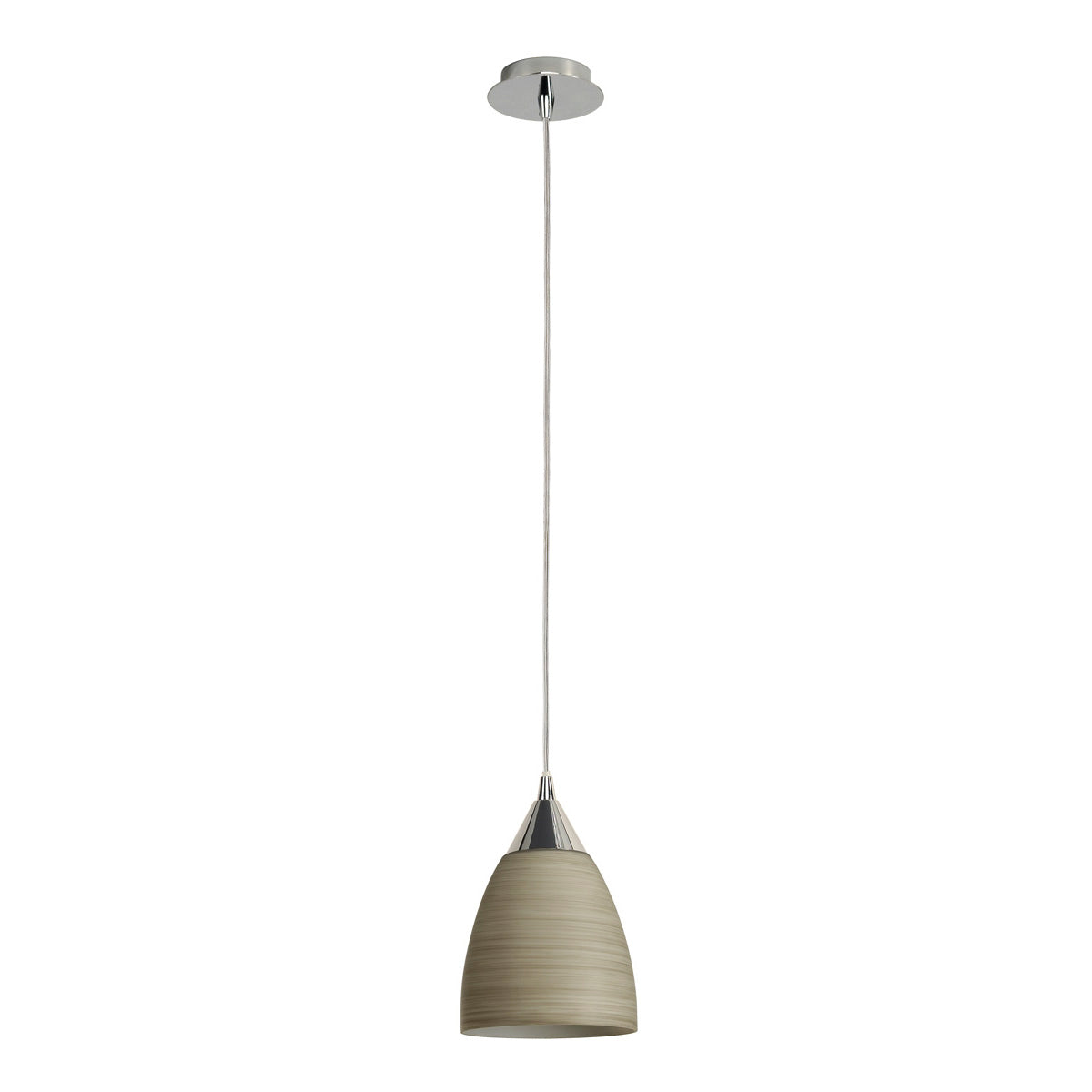 SLV ORION S Pendelleuchte, beige, E14, max. 40W, Glas