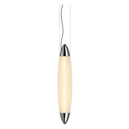 SLV CREST Pendelleuchte, PD-1,chrom, weisser Kunststoff,2xT5, ESL, 2x24W