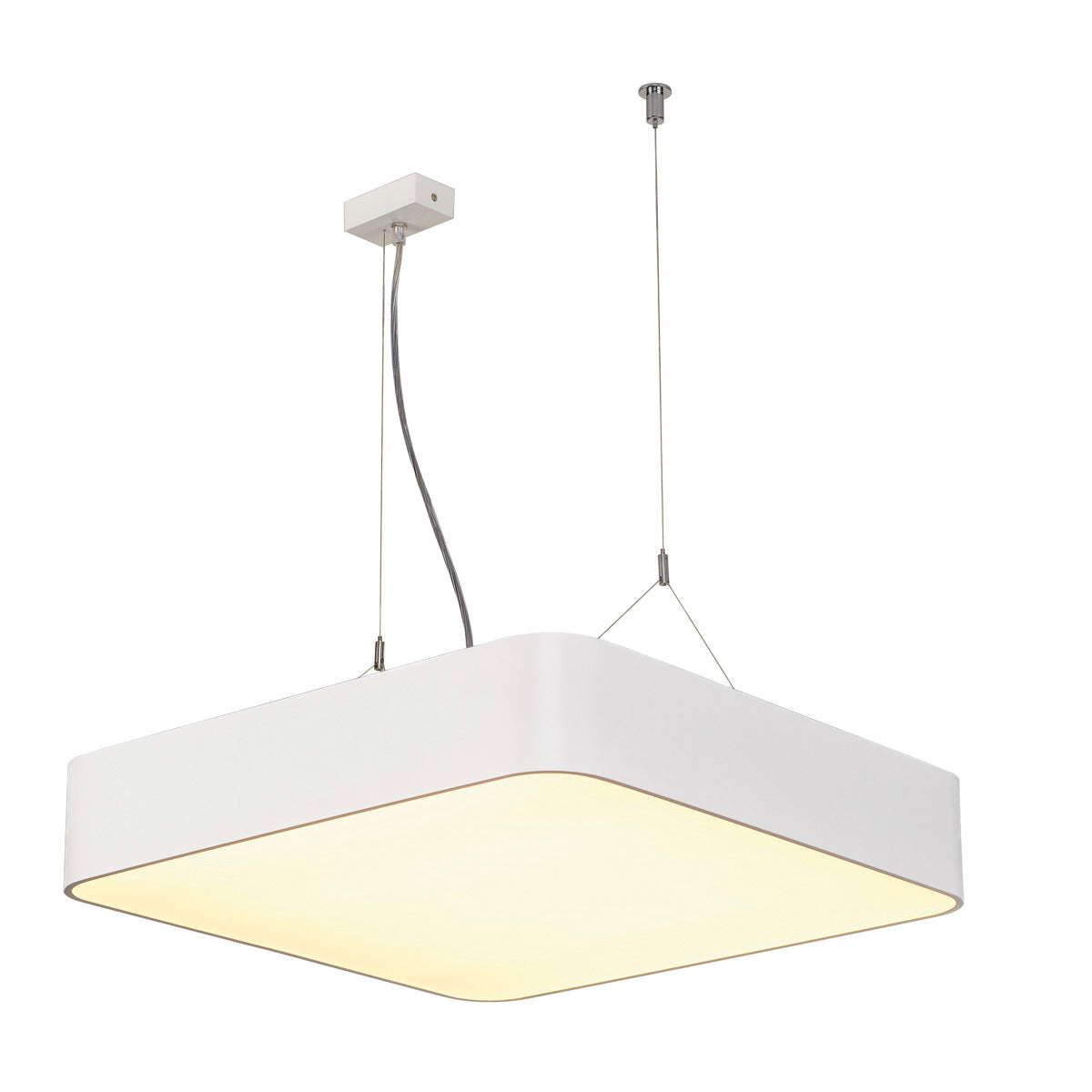 SLV MEDO 60 SQUARE Deckenleuchte, eckig, weiss, 4xT5 24W