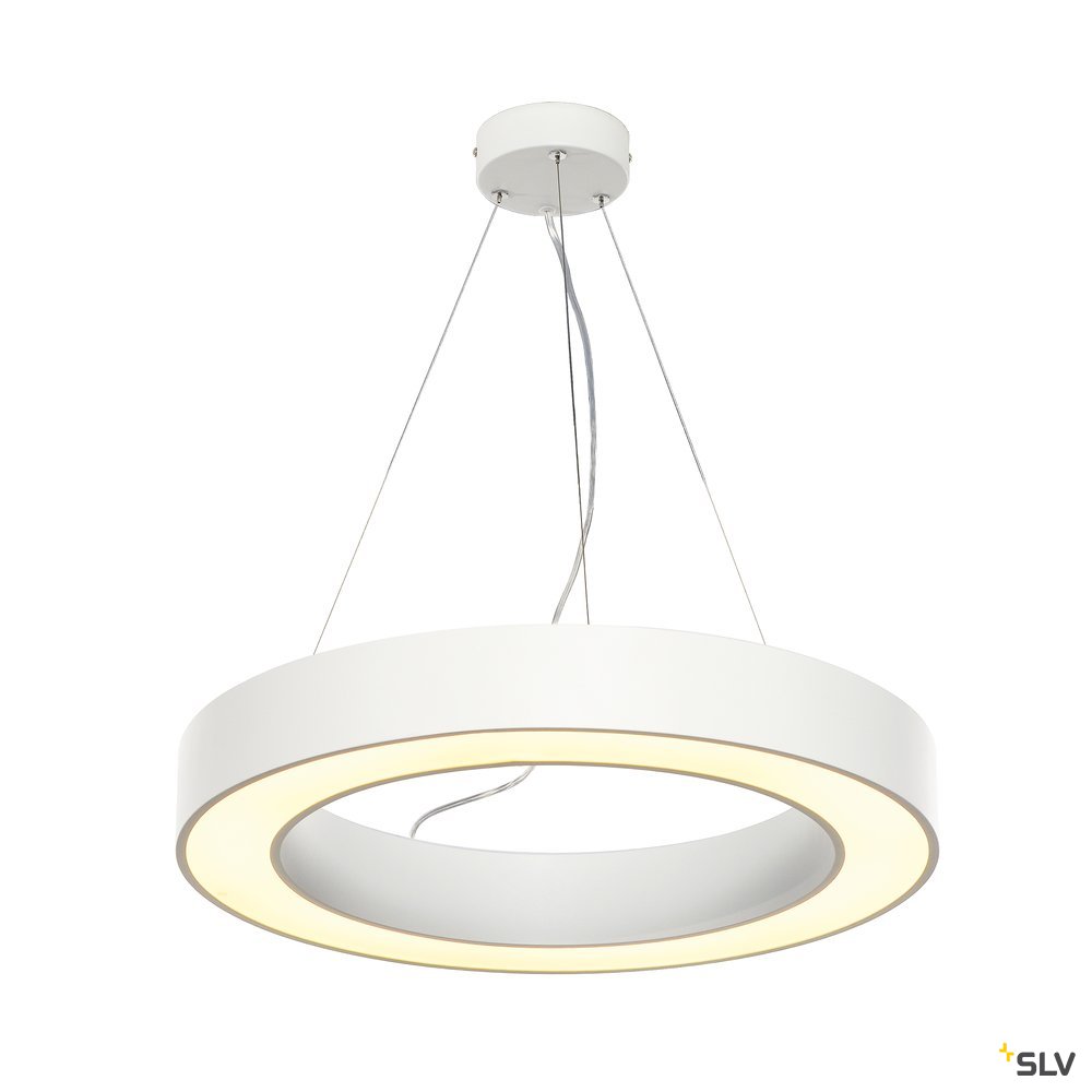 SLV MEDO PRO 60 RING Pendel- leuchte, weiss, LED