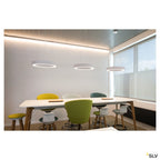 SLV MEDO PRO 60 RING Pendel- leuchte, weiss, LED