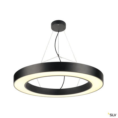 SLV MEDO PRO 90 RING Pendel- leuchte, schwarz, LED