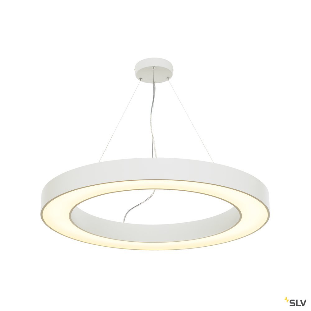 SLV MEDO PRO 90 RING Pendel- leuchte, weiss, LED