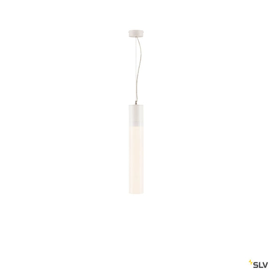 SLV LIGHT PIPE, Pendelleuchte, LED, 2700K, weiß, Ø/L 10/60 cm, 254 cm Kabellänge