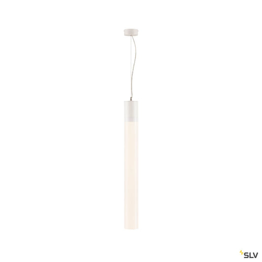 SLV LIGHT PIPE, Pendelleuchte, LED, 2700K, weiß, Ø/L 10/90 cm, 254 cm Kabellänge