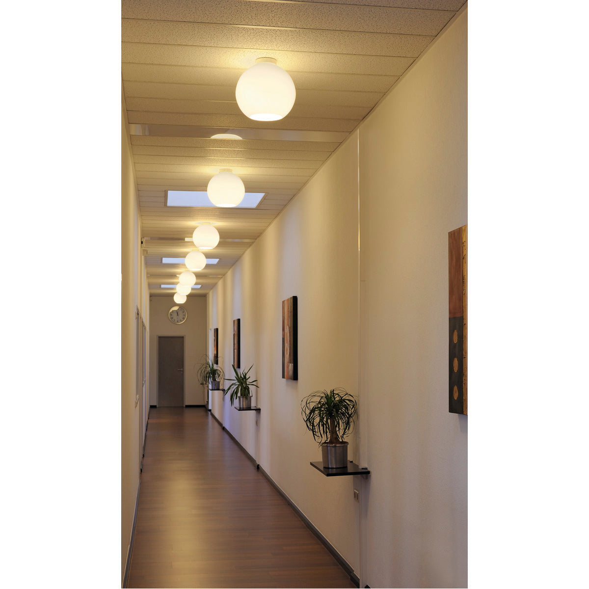 SLV Deckenleuchte BIG SUN CEILING rund alu/weiss E27 75W