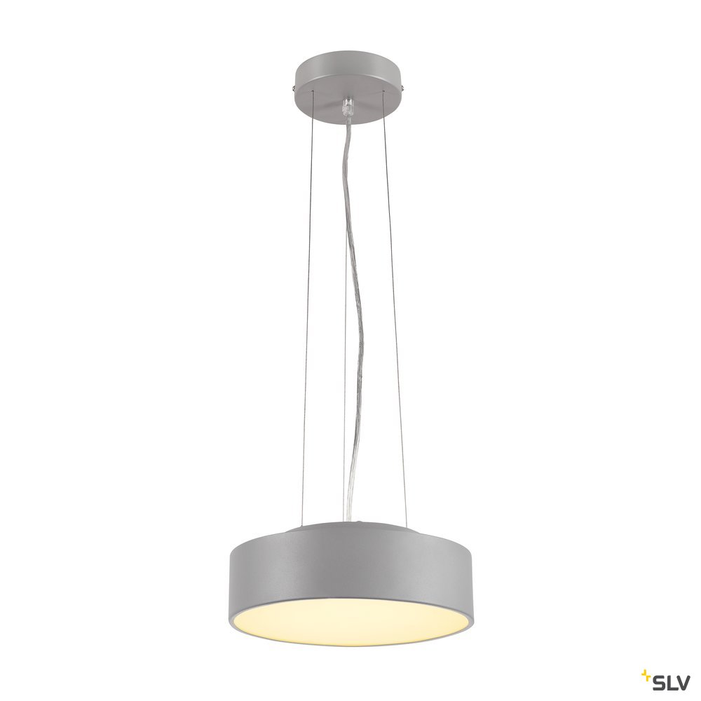 SLV MEDO 28 LED Deckenleuchte, silbergrau, optional abpendel- bar