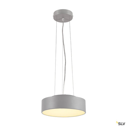 SLV MEDO 28 LED Deckenleuchte, silbergrau, optional abpendel- bar