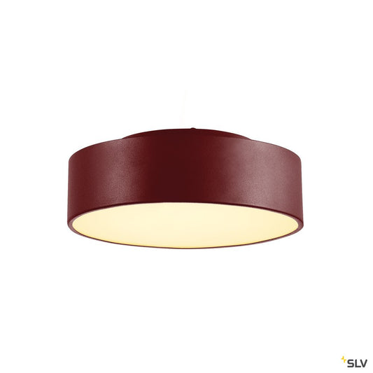SLV MEDO 28 LED Deckenleuchte, weinrot, optional abpendelbar