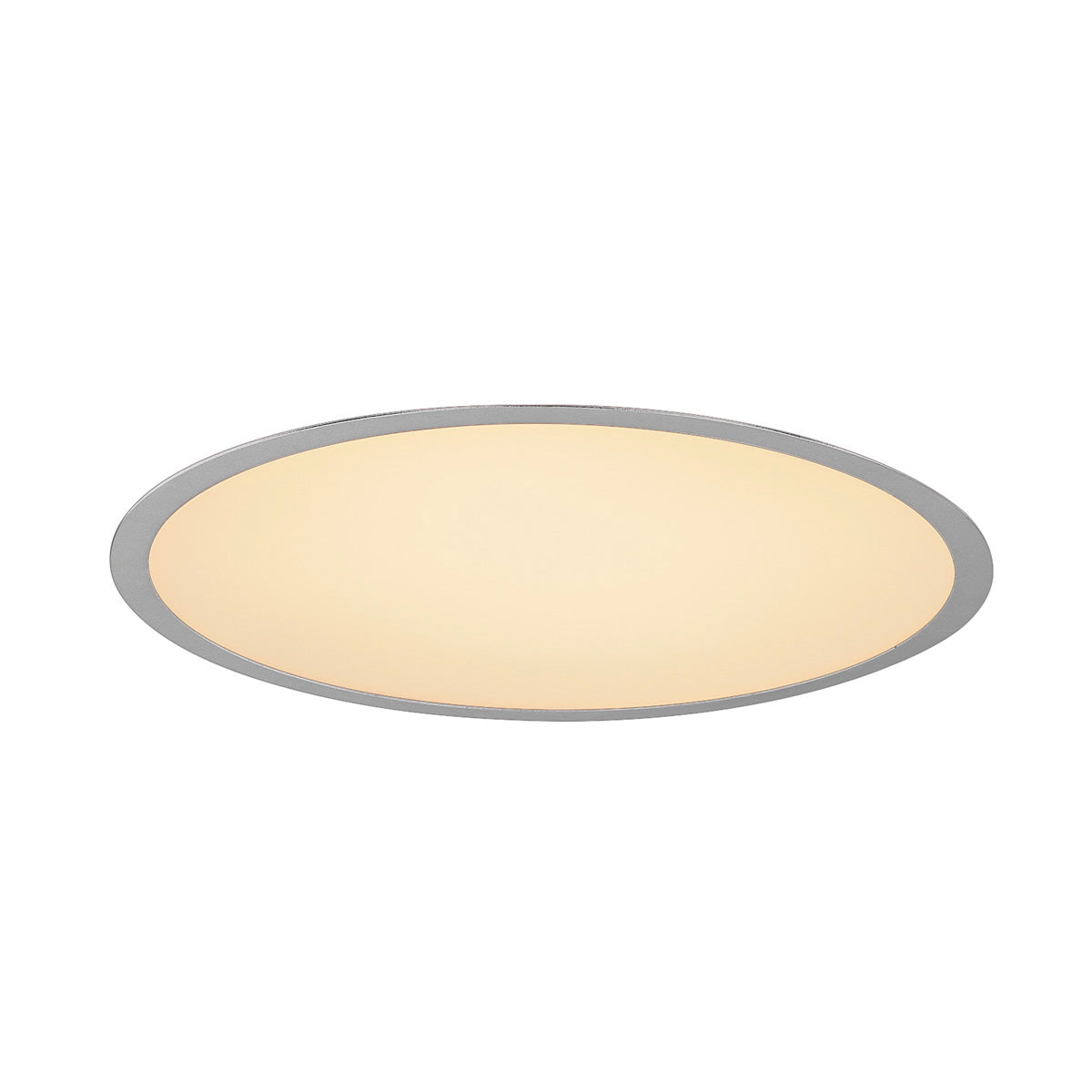 SLV MEDO 40 LED Einbauleuchte, mit Rahmen, silbergrau