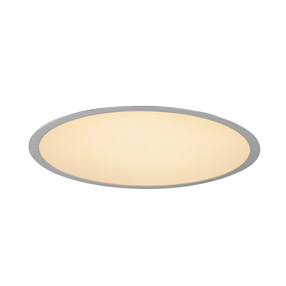 SLV MEDO 40 LED Einbauleuchte, mit Rahmen, silbergrau