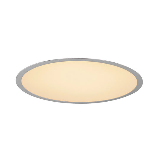 SLV MEDO 40 LED Einbauleuchte, mit Rahmen, silbergrau