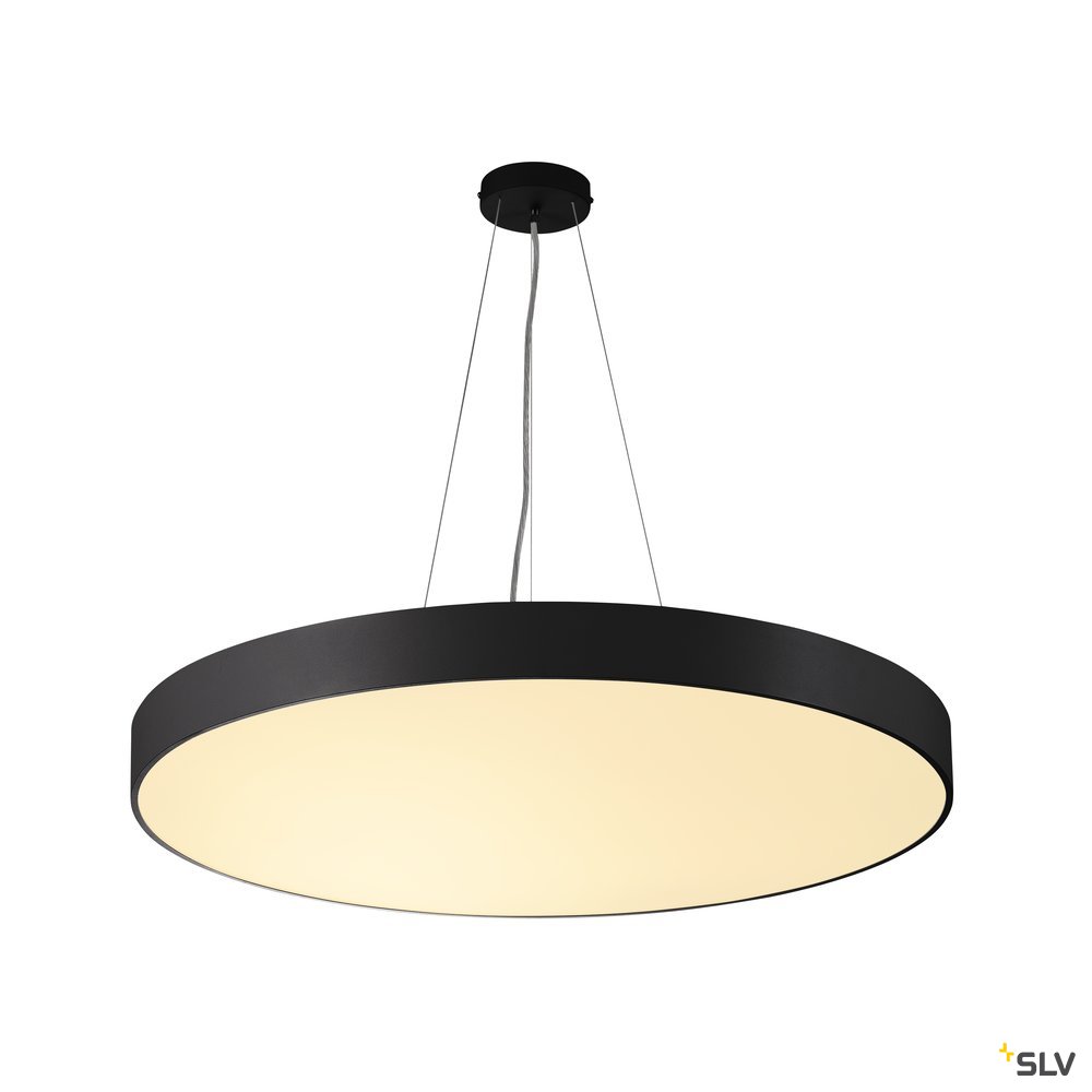 SLV MEDO 90 LED Deckenleuchte, schwarz, optional abpendelbar
