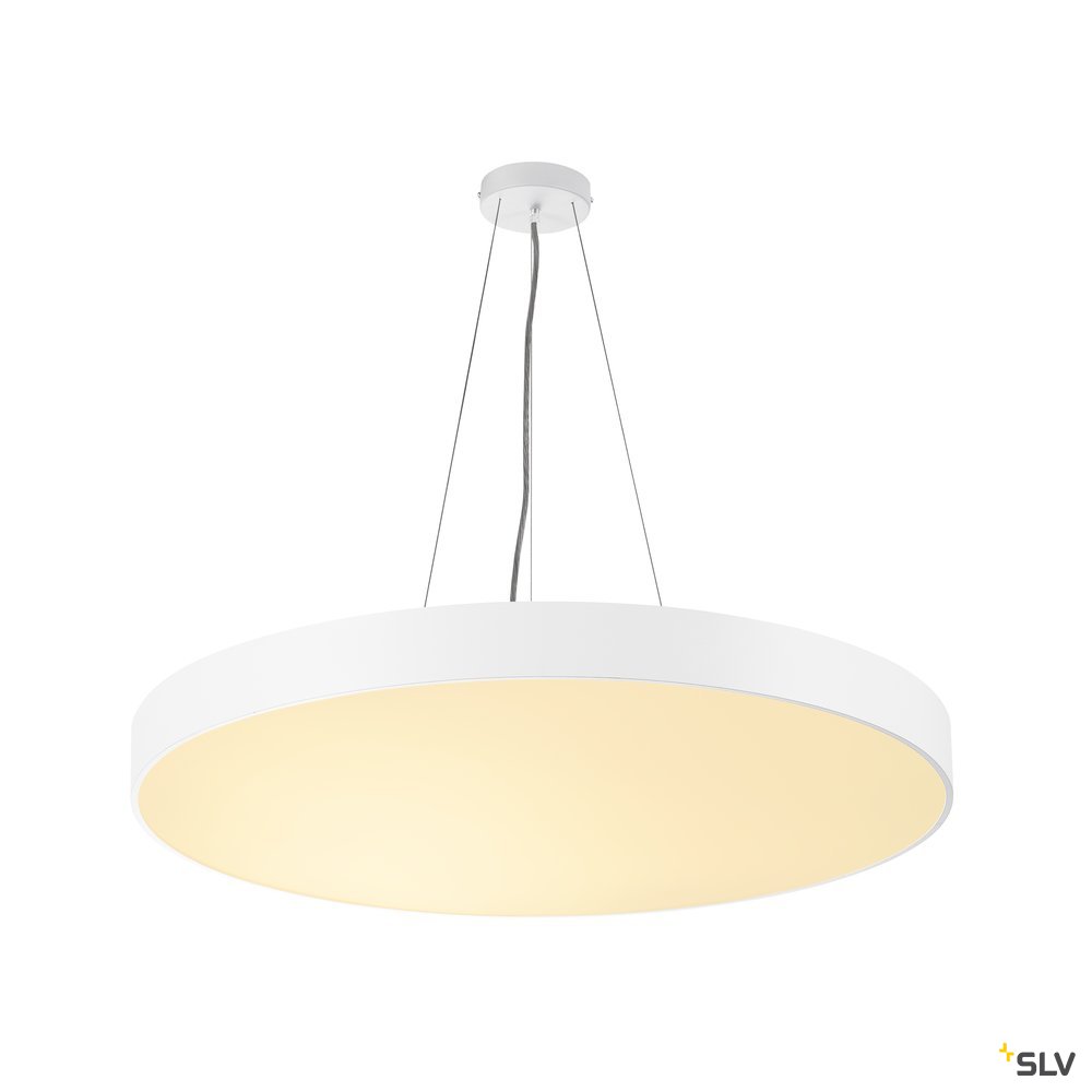 SLV MEDO 90 LED Deckenleuchte, weiss, optional abpendelbar