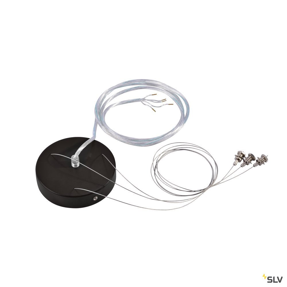 SLV Abhängset für 1-10V MEDO LED, schwarz, 5-adrig